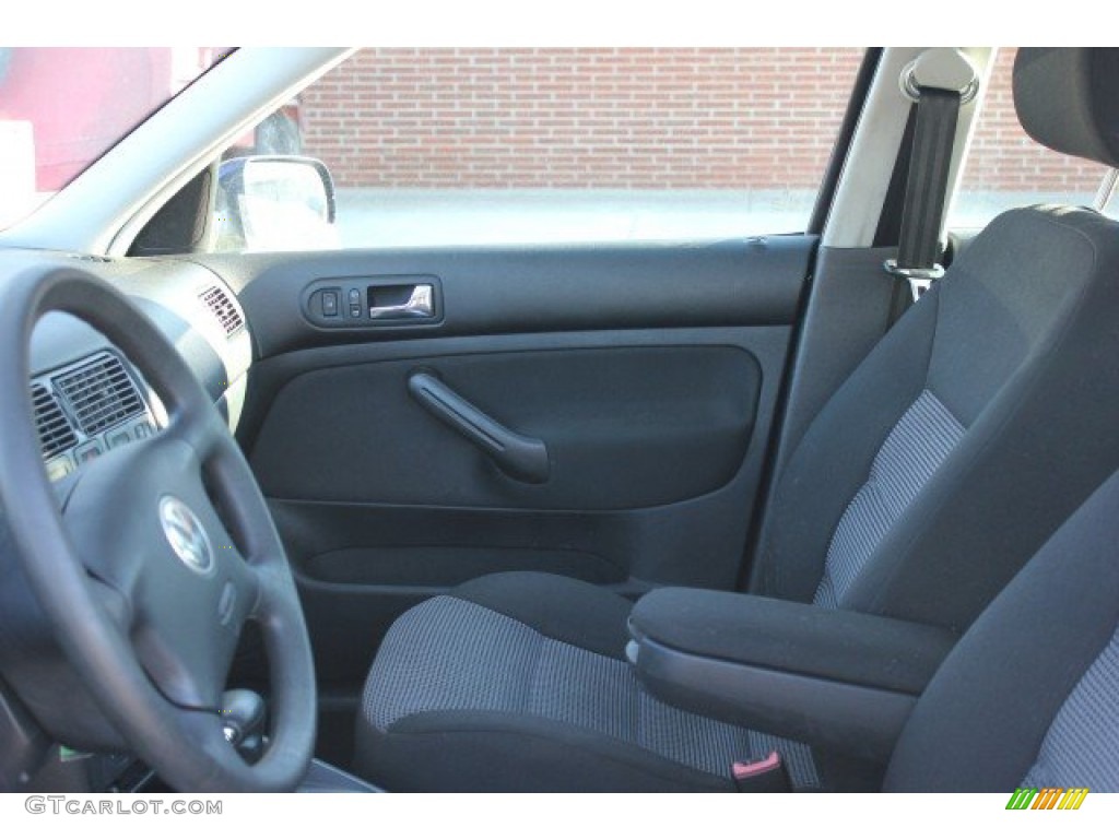 2004 Golf GLS 4 Door - Indigo Blue Metallic / Black photo #8