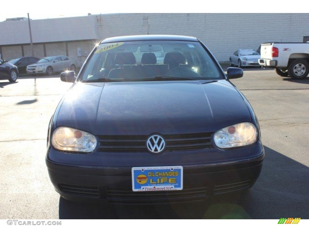 2004 Golf GLS 4 Door - Indigo Blue Metallic / Black photo #17