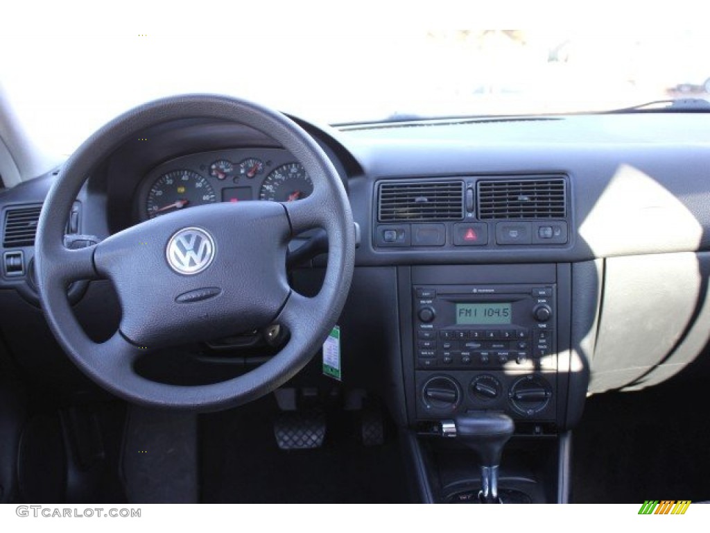 2004 Golf GLS 4 Door - Indigo Blue Metallic / Black photo #19