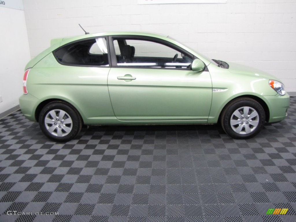 Apple Green 2008 Hyundai Accent GS Coupe Exterior Photo #59408531