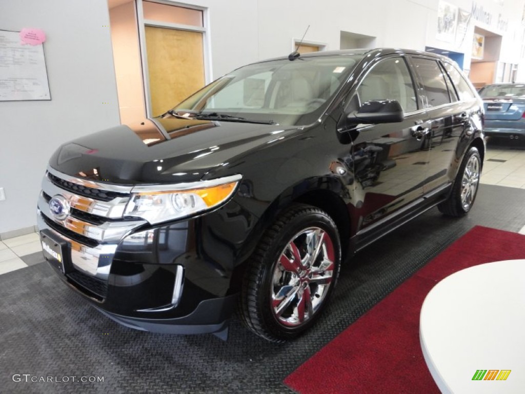2012 Edge Limited EcoBoost - Black / Medium Light Stone photo #1