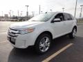 2012 White Platinum Metallic Tri-Coat Ford Edge Limited  photo #1