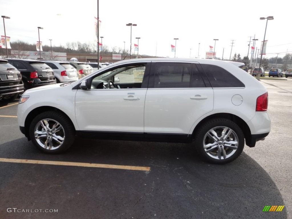 2012 Edge Limited - White Platinum Metallic Tri-Coat / Medium Light Stone photo #2
