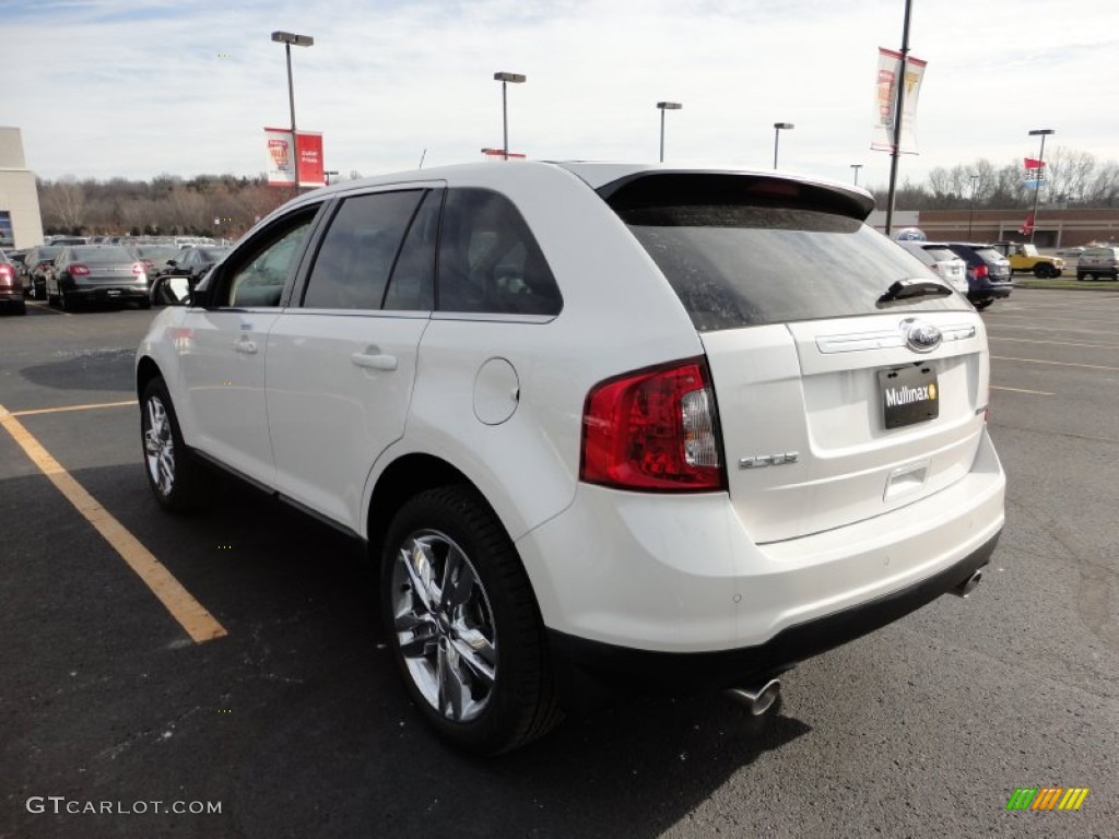 2012 Edge Limited - White Platinum Metallic Tri-Coat / Medium Light Stone photo #3