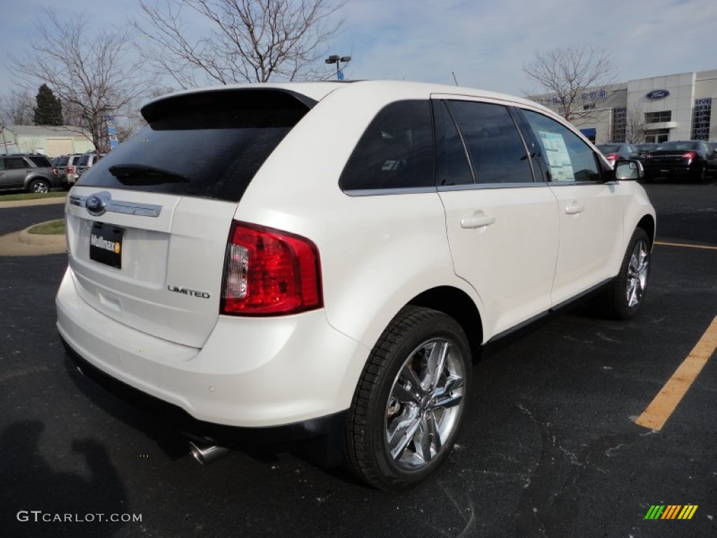 2012 Edge Limited - White Platinum Metallic Tri-Coat / Medium Light Stone photo #5