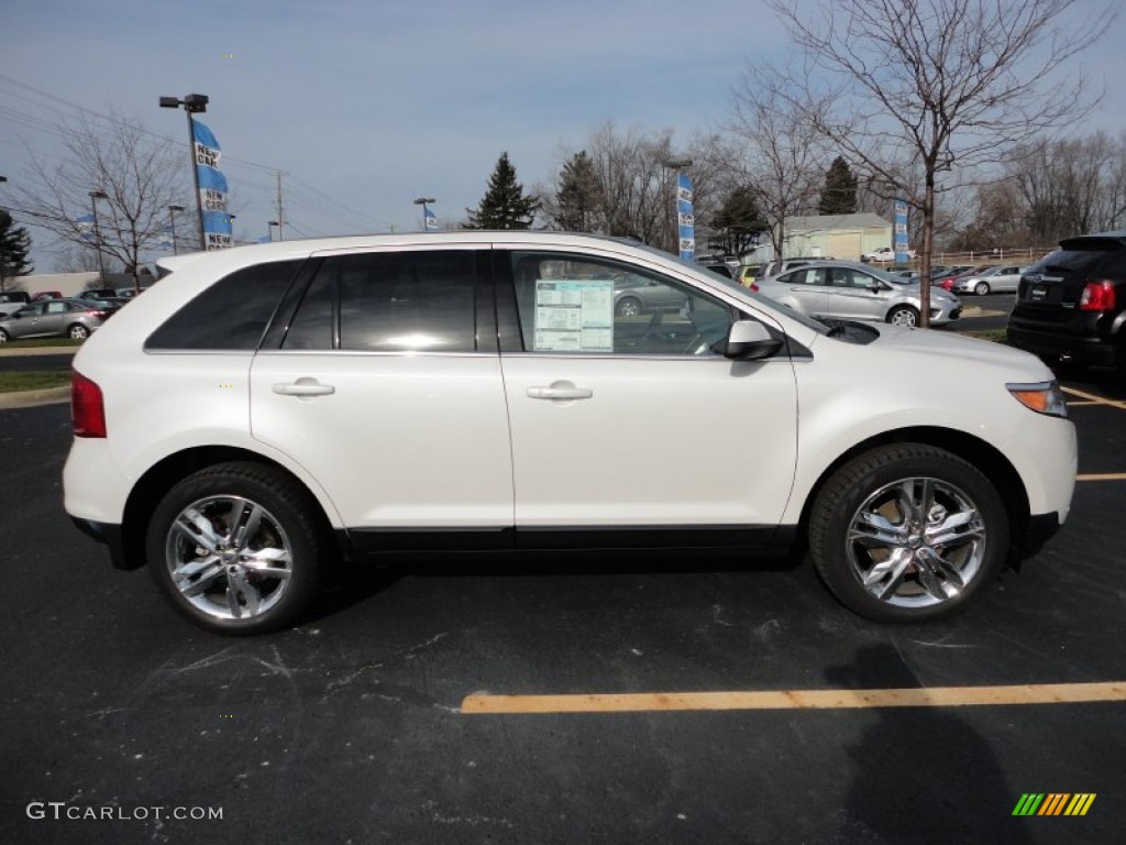 2012 Edge Limited - White Platinum Metallic Tri-Coat / Medium Light Stone photo #6