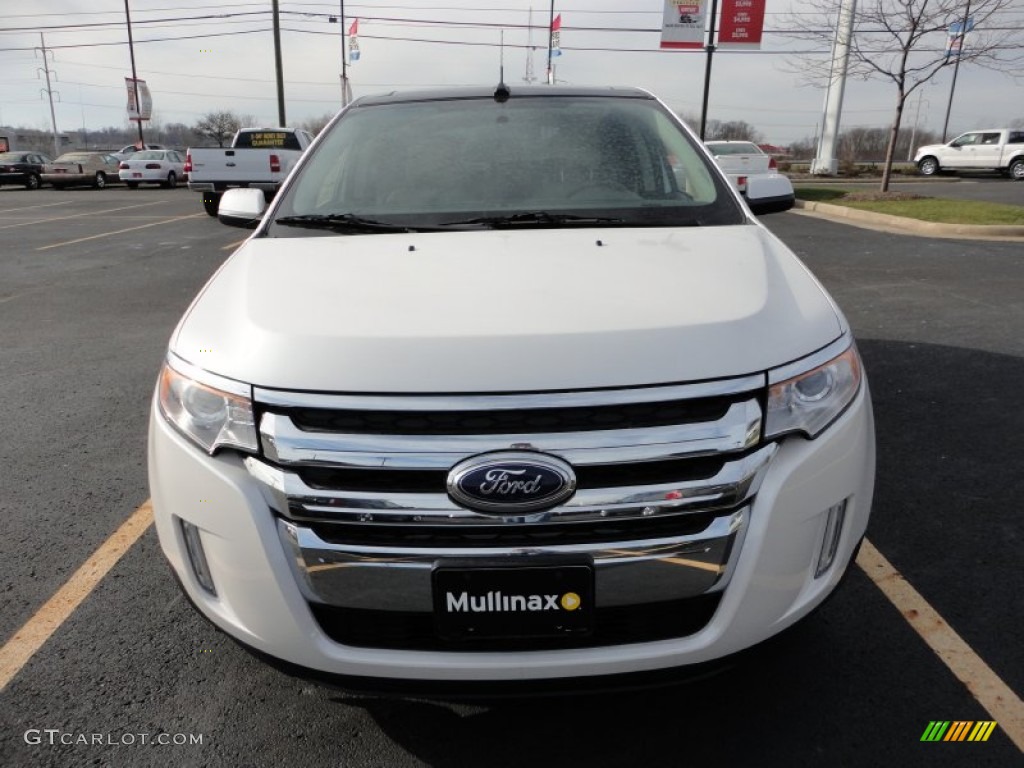 2012 Edge Limited - White Platinum Metallic Tri-Coat / Medium Light Stone photo #8
