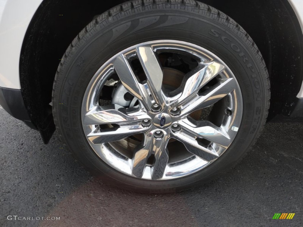 2012 Edge Limited - White Platinum Metallic Tri-Coat / Medium Light Stone photo #9