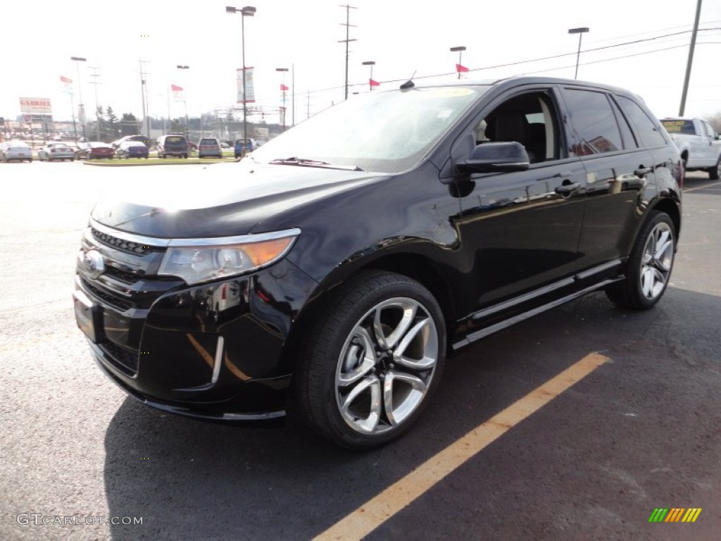 2012 Edge Sport - Black / Charcoal Black/Silver Smoke Metallic photo #1