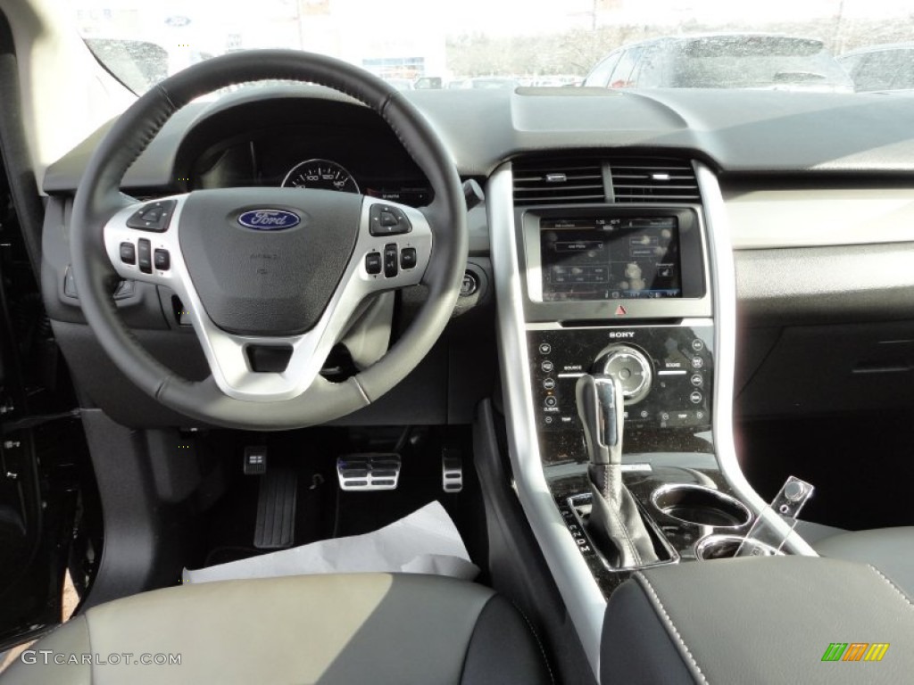 2012 Ford Edge Sport Charcoal Black/Silver Smoke Metallic Dashboard Photo #59408968