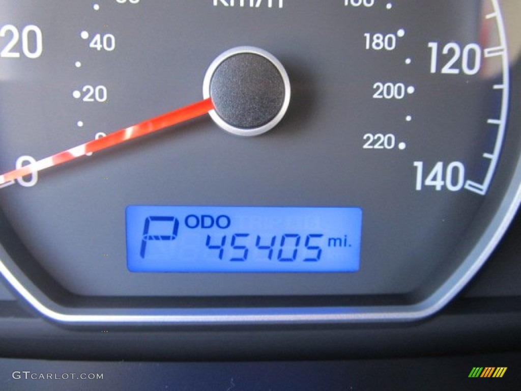 2009 Elantra GLS Sedan - Captiva White / Beige photo #25