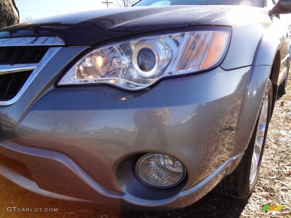 2009 Outback 3.0R Limited Wagon - Diamond Gray Metallic / Off Black photo #6