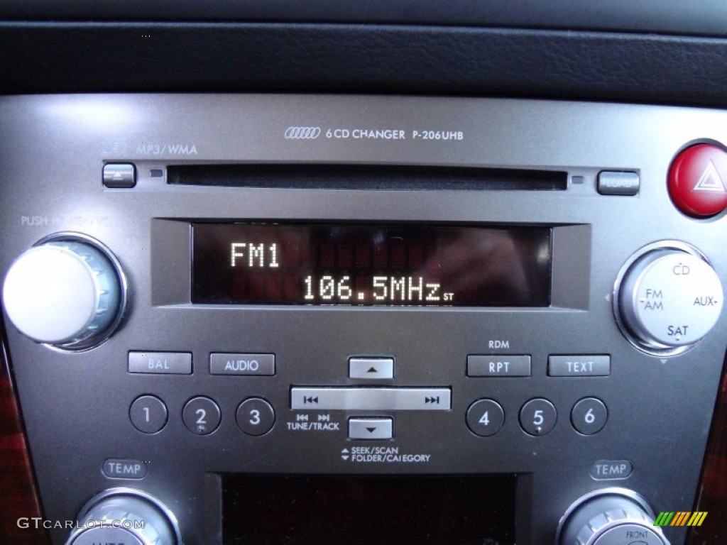 2009 Subaru Outback 3.0R Limited Wagon Audio System Photo #59409980