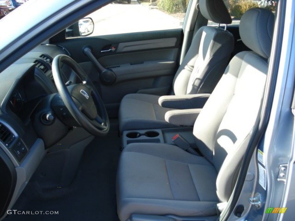 2009 CR-V LX 4WD - Glacier Blue Metallic / Gray photo #9