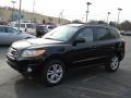 2010 Phantom Black Metallic Hyundai Santa Fe SE 4WD  photo #3