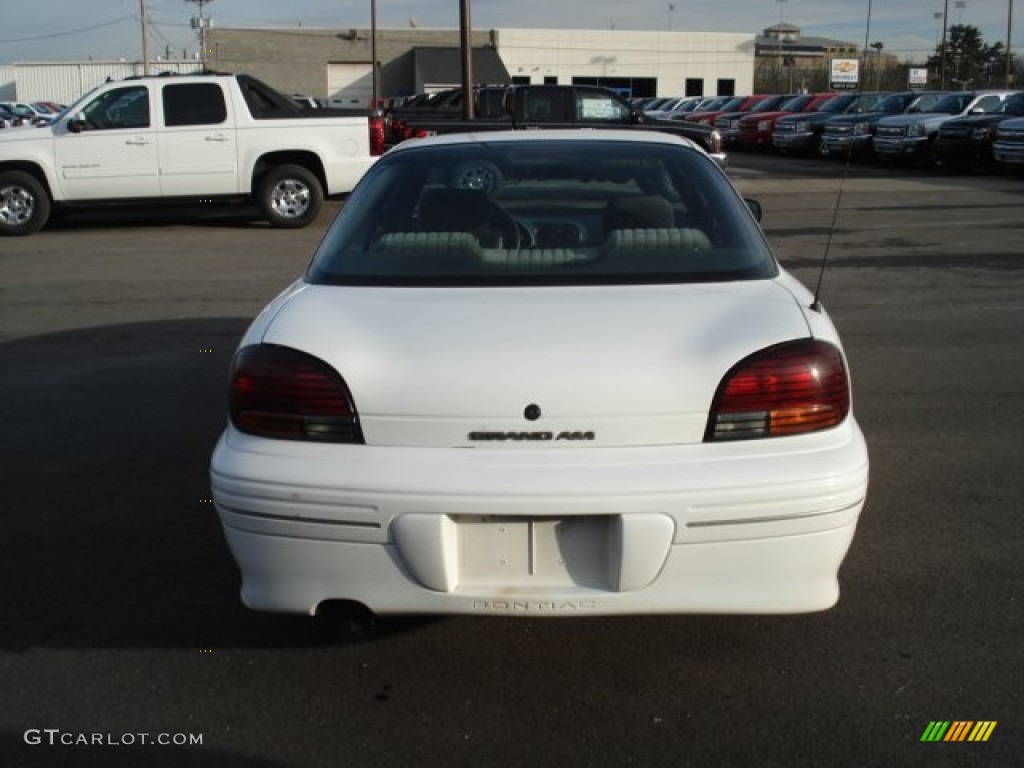 1996 Grand Am SE Coupe - Bright White / Pewter photo #5