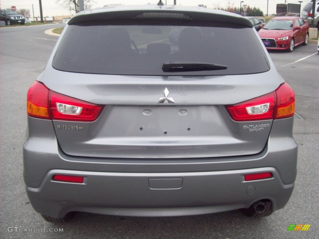 2012 Outlander Sport ES - Mercury Gray Pearl / Black photo #4