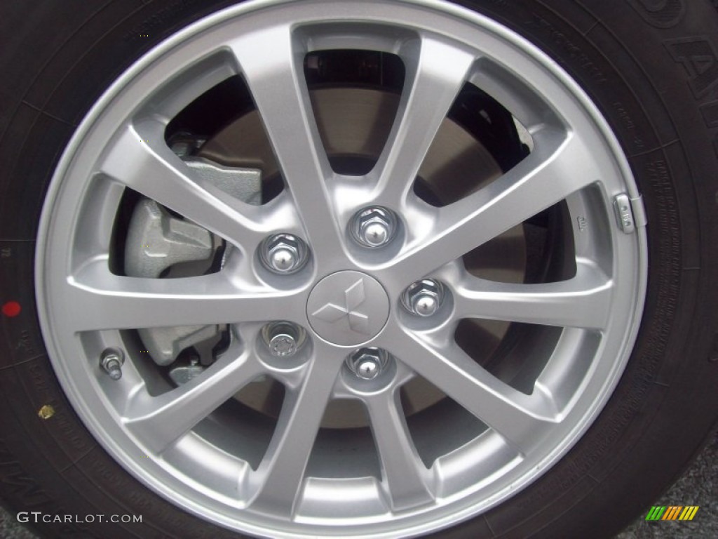 2012 Outlander Sport ES - Mercury Gray Pearl / Black photo #23