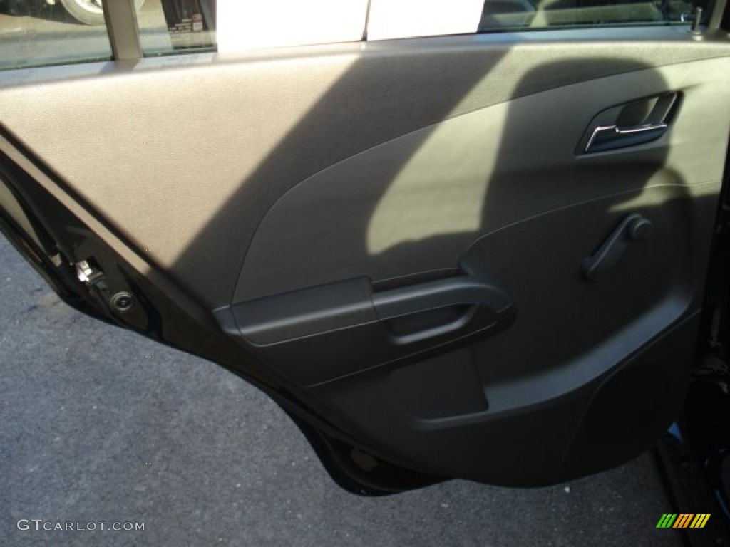 2012 Sonic LS Sedan - Black / Jet Black/Dark Titanium photo #14