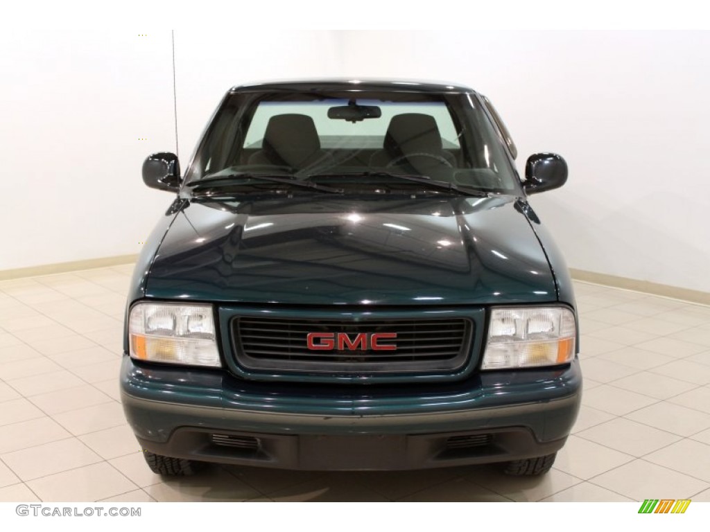1998 Sonoma SLS Extended Cab - Emerald Green Metallic / Graphite photo #2