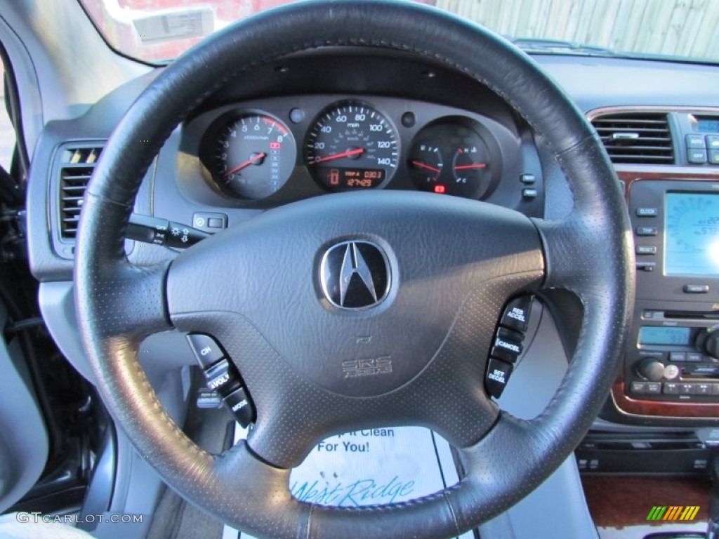 2003 Acura MDX Standard MDX Model Quartz Steering Wheel Photo #59417186