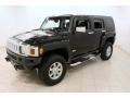 Black 2007 Hummer H3 Standard H3 Model Exterior