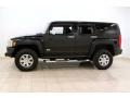 Black 2007 Hummer H3 Standard H3 Model Exterior