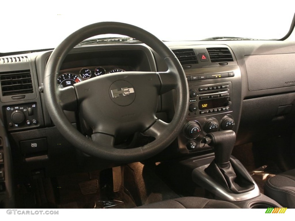 2007 Hummer H3 Standard H3 Model Ebony Black Dashboard Photo #59417333
