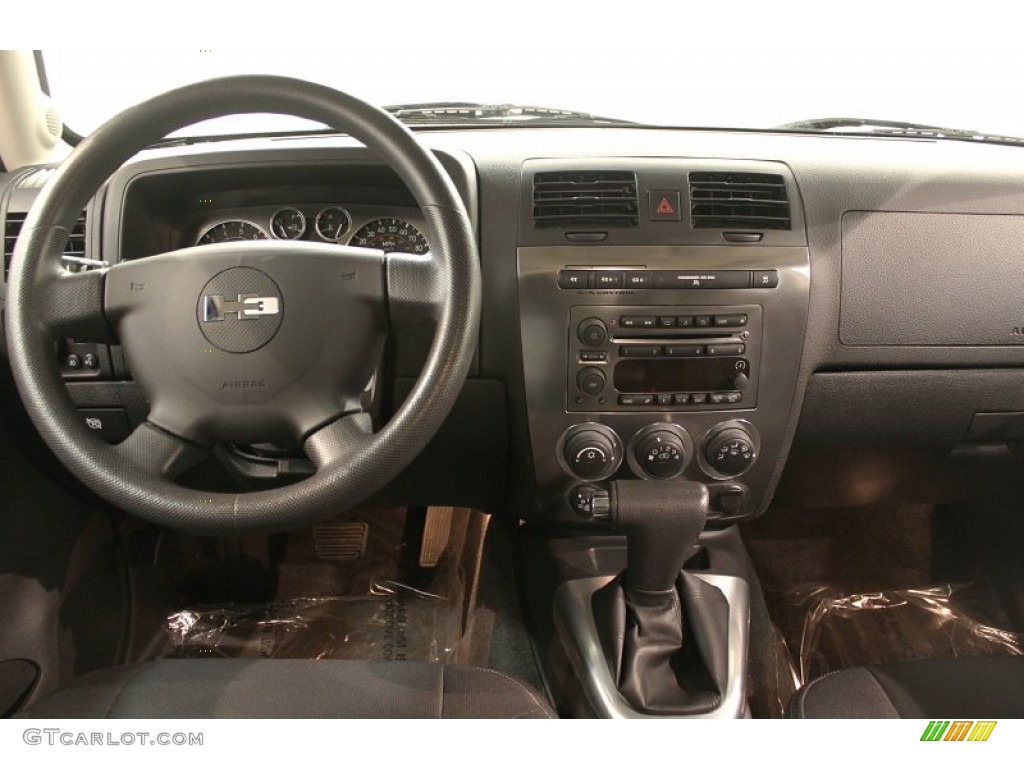 2007 Hummer H3 Standard H3 Model Ebony Black Dashboard Photo #59417405