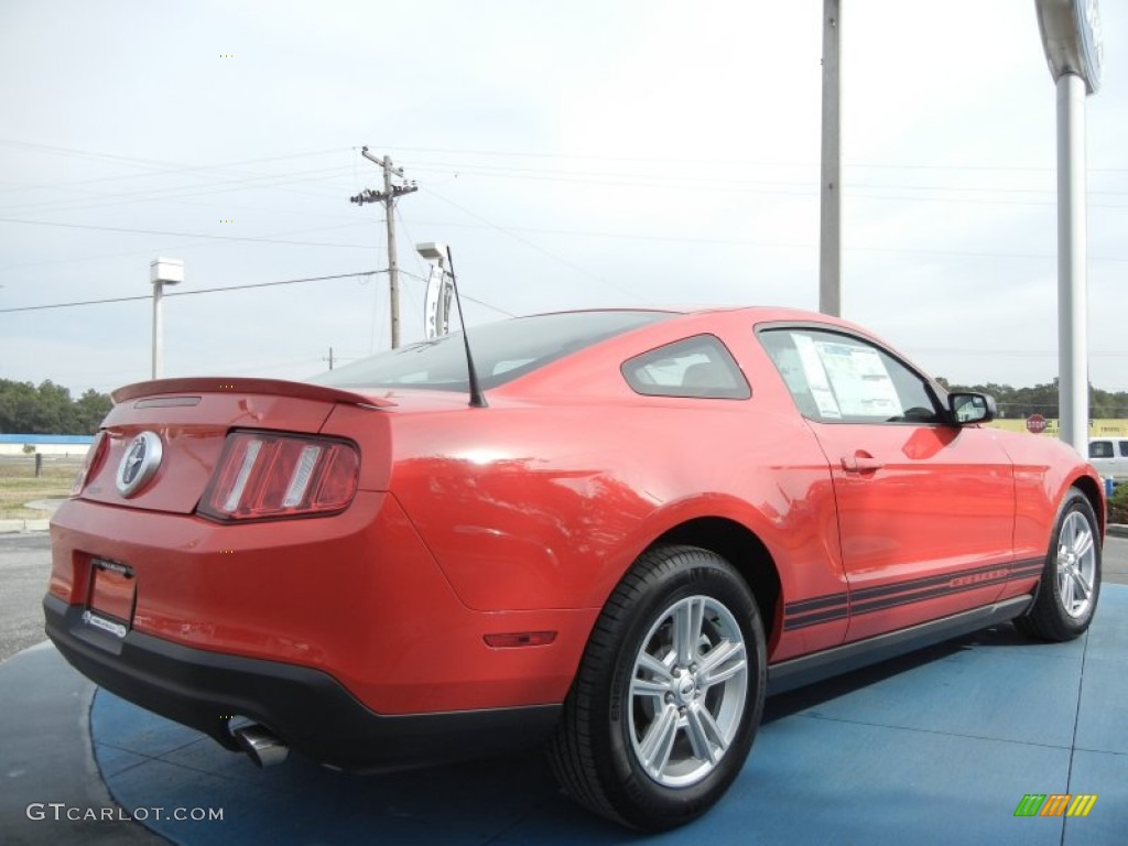 2012 Mustang V6 Coupe - Race Red / Stone photo #3