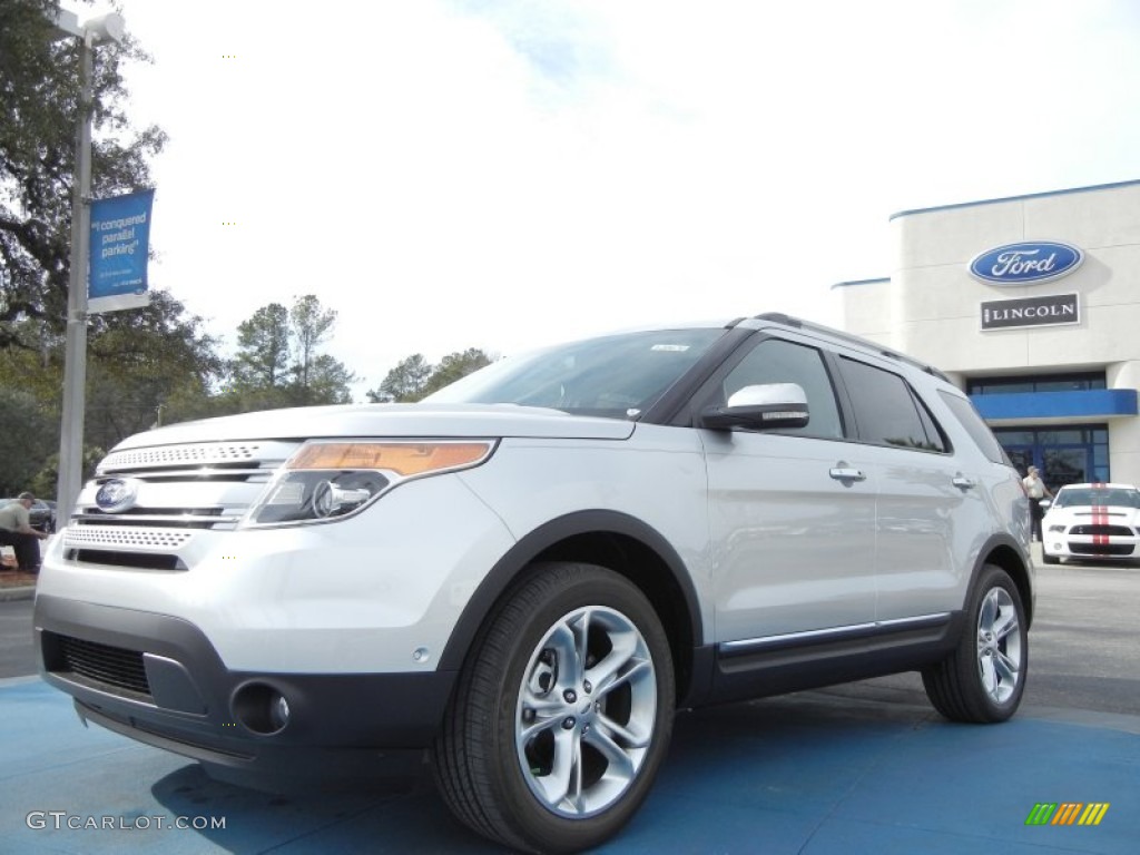 2012 Explorer Limited 4WD - Ingot Silver Metallic / Charcoal Black photo #1
