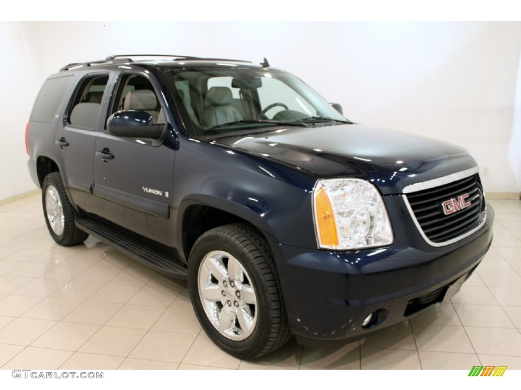 Deep Blue Metallic GMC Yukon