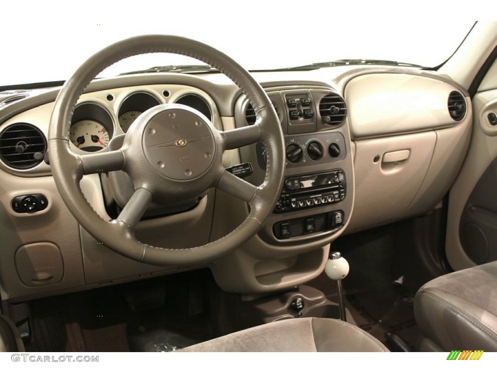 2004 Chrysler PT Cruiser Limited Taupe/Pearl Beige Dashboard Photo #59418479