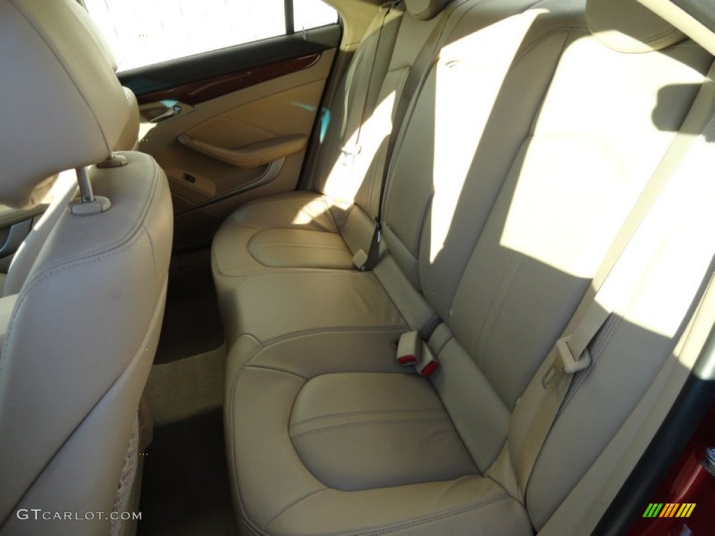 2008 CTS 4 AWD Sedan - Crystal Red / Cashmere/Cocoa photo #9