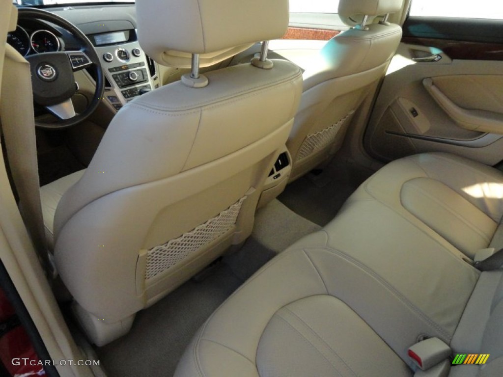 2008 CTS 4 AWD Sedan - Crystal Red / Cashmere/Cocoa photo #10