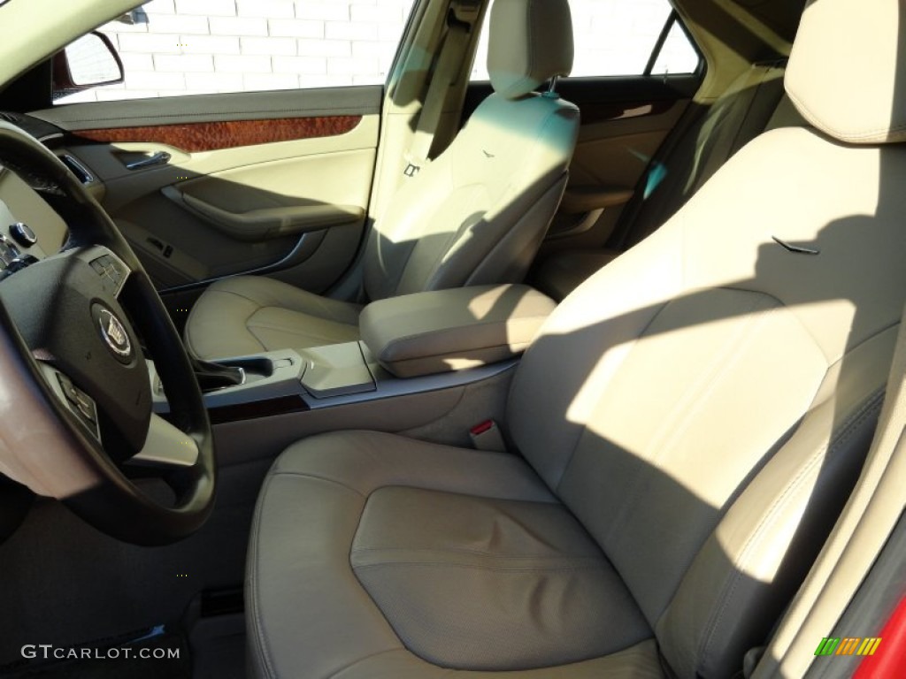 2008 CTS 4 AWD Sedan - Crystal Red / Cashmere/Cocoa photo #11