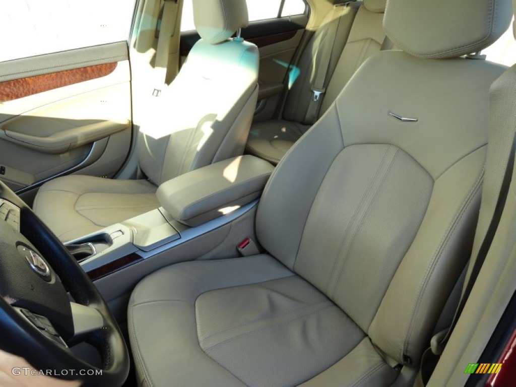 2008 CTS 4 AWD Sedan - Crystal Red / Cashmere/Cocoa photo #14