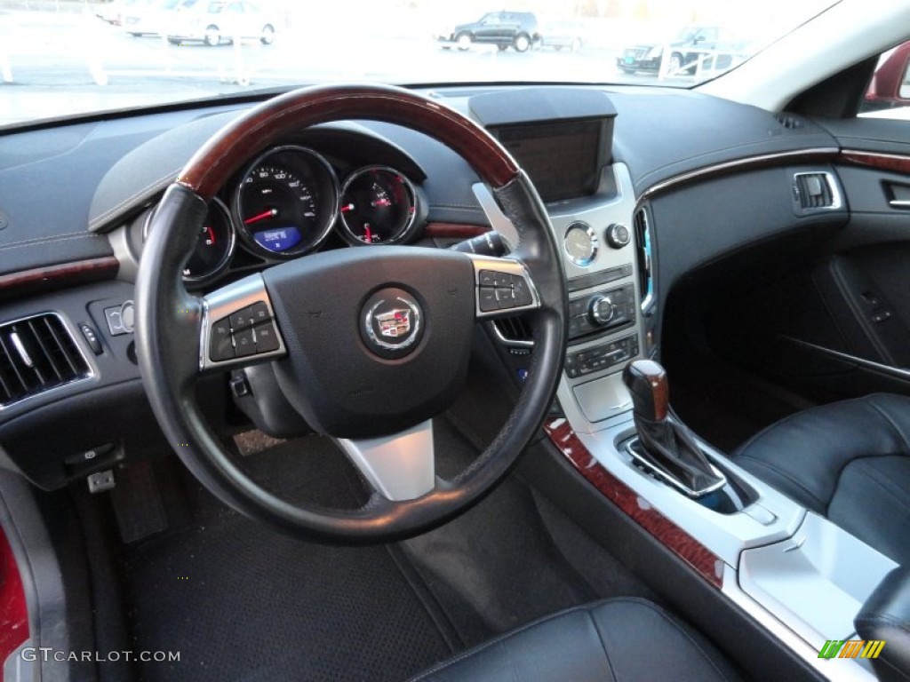 2008 Cadillac CTS 4 AWD Sedan Ebony Dashboard Photo #59420138
