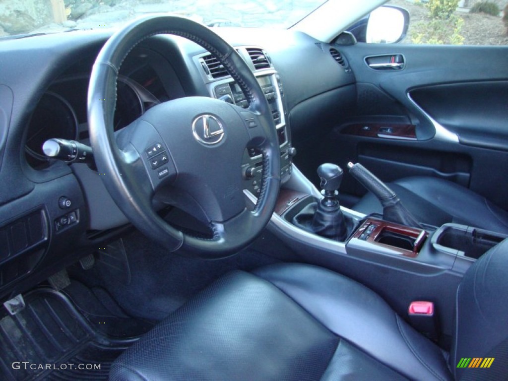 Black Interior 2006 Lexus IS 250 Photo #59420510