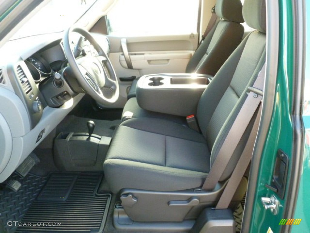 2012 Silverado 1500 LS Extended Cab 4x4 - Fleet Green / Dark Titanium photo #16