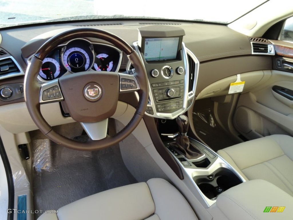 2012 Cadillac SRX Performance AWD Shale/Brownstone Dashboard Photo #59420732