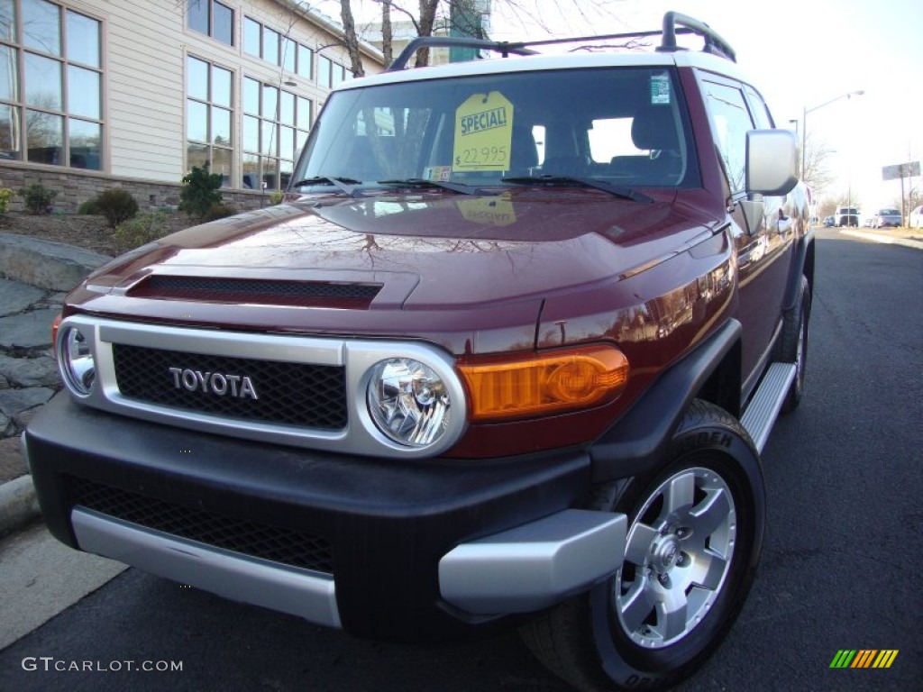 2008 FJ Cruiser 4WD - Brick Red / Dark Charcoal photo #1