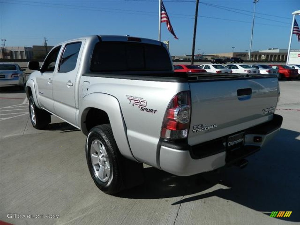 2009 Tacoma V6 PreRunner TRD Sport Double Cab - Silver Streak Mica / Graphite Gray photo #5