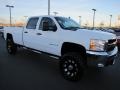 2008 Summit White Chevrolet Silverado 2500HD LTZ Crew Cab 4x4  photo #1