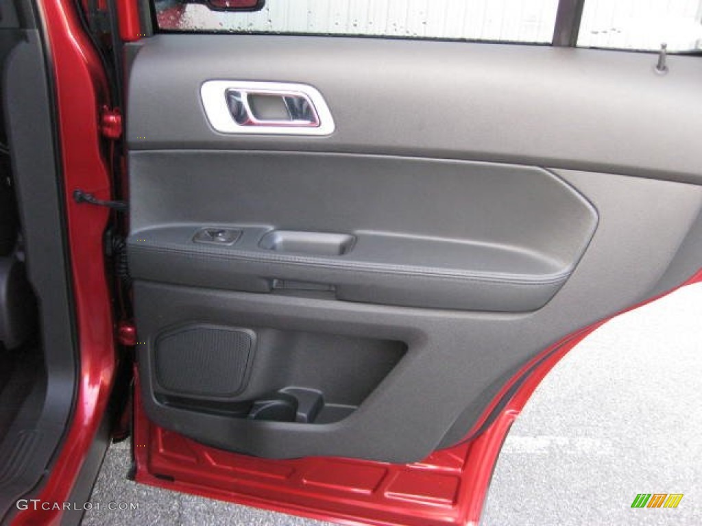 2012 Explorer Limited 4WD - Red Candy Metallic / Charcoal Black photo #24