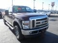 2009 Royal Red Metallic Ford F250 Super Duty Lariat Crew Cab 4x4  photo #2