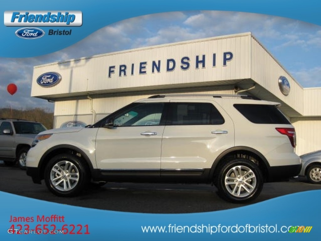 White Suede Ford Explorer