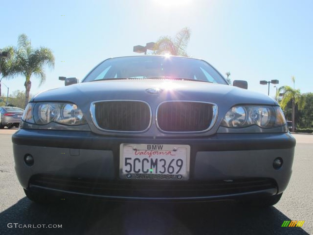 2003 3 Series 325i Sedan - Steel Blue Metallic / Sand photo #2