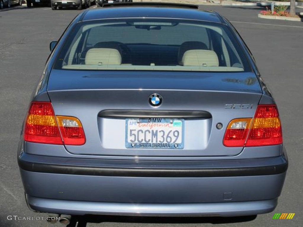 2003 3 Series 325i Sedan - Steel Blue Metallic / Sand photo #3