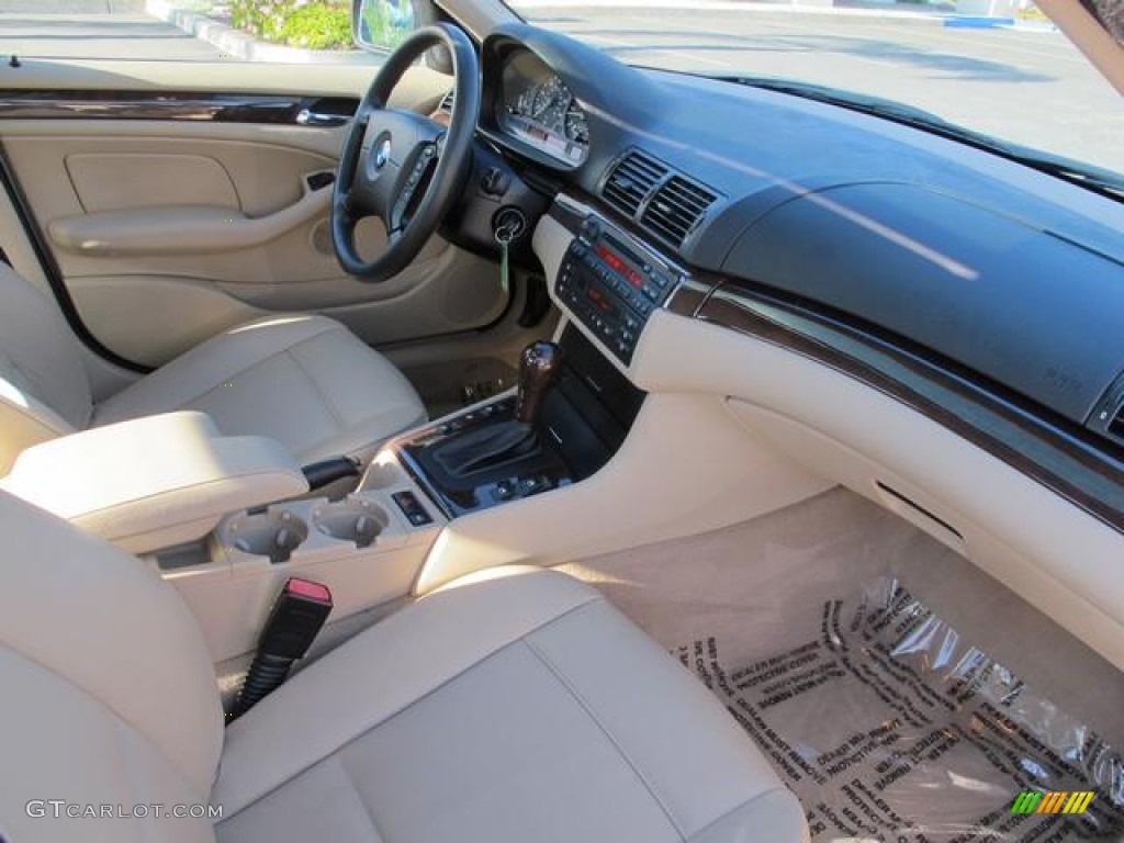 2003 3 Series 325i Sedan - Steel Blue Metallic / Sand photo #4